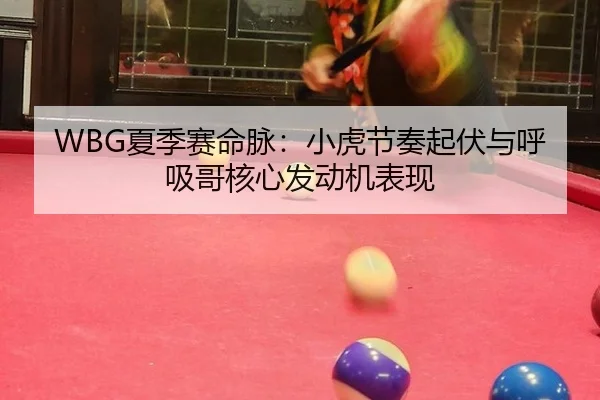 WBG夏季赛命脉：小虎节奏起伏与呼吸哥核心发动机表现