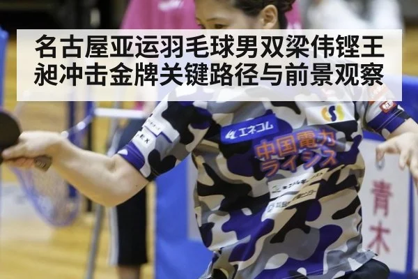 名古屋亚运羽毛球男双梁伟铿王昶冲击金牌关键路径与前景观察